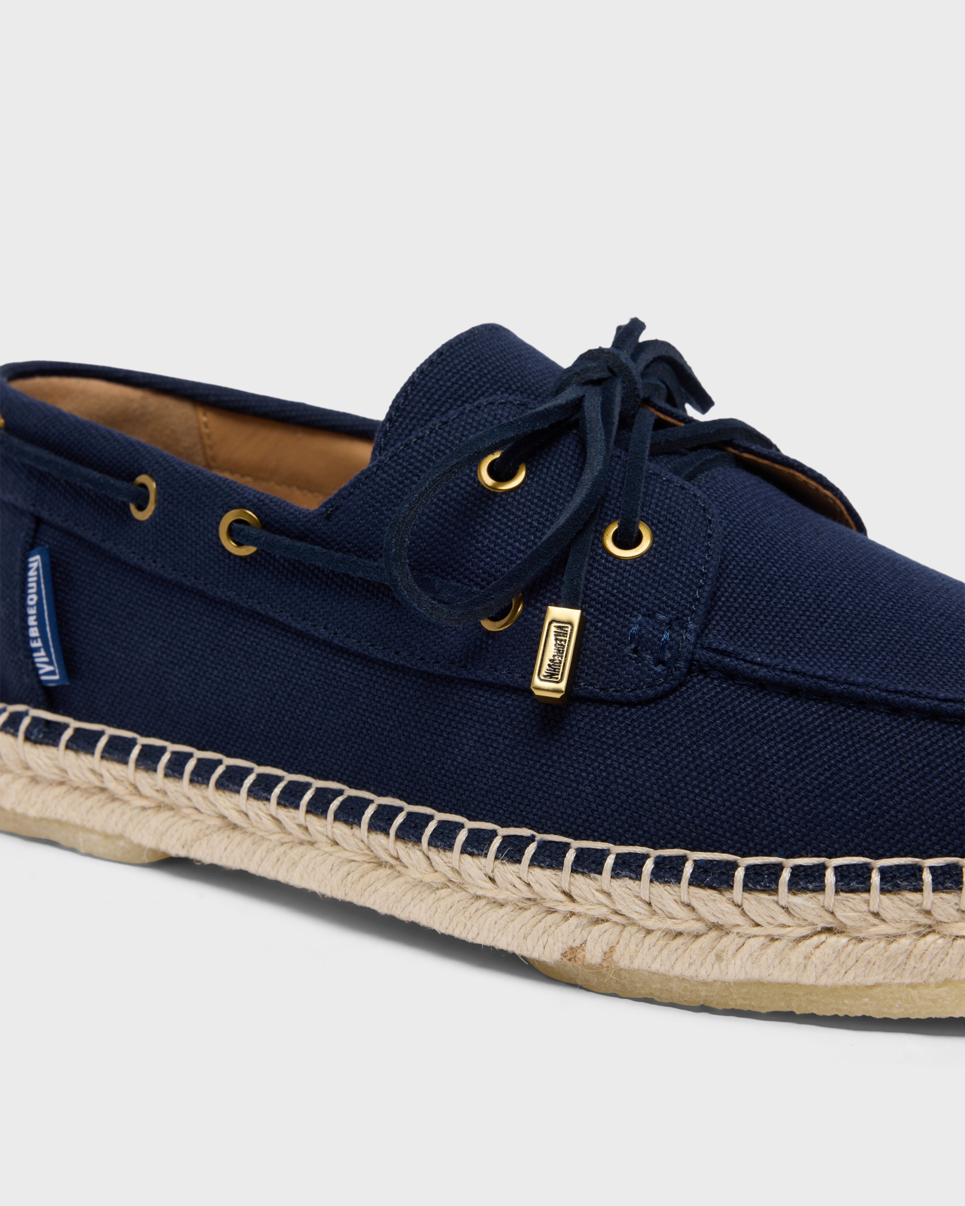 Canvas Loafers Solid - Blue Navy / Vilebrequin On sale
