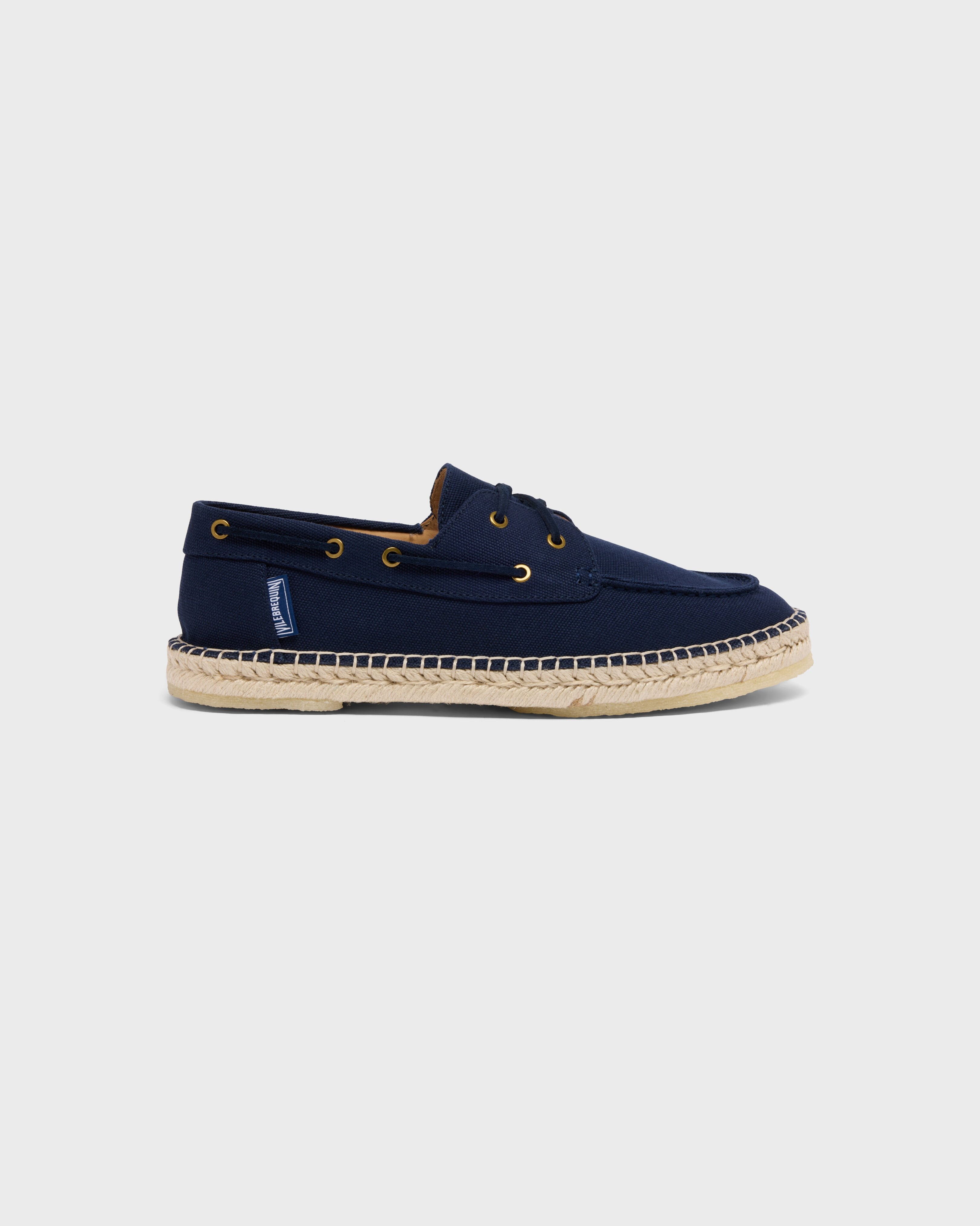 Canvas Loafers Solid - Blue Navy / Vilebrequin On sale