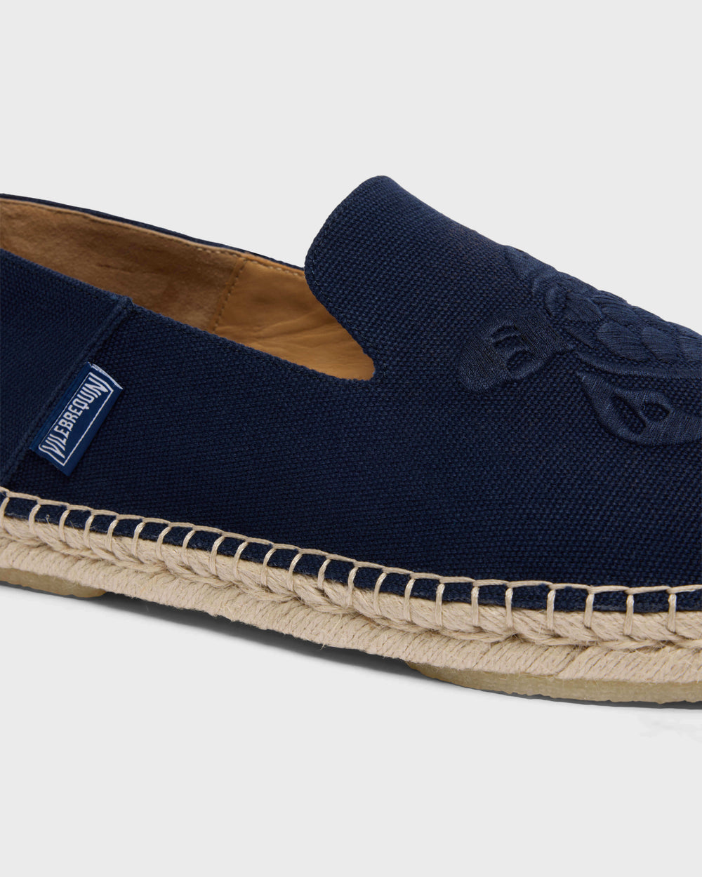 Canvas Boat Shoes Solid - Blue Navy / Vilebrequin For sale