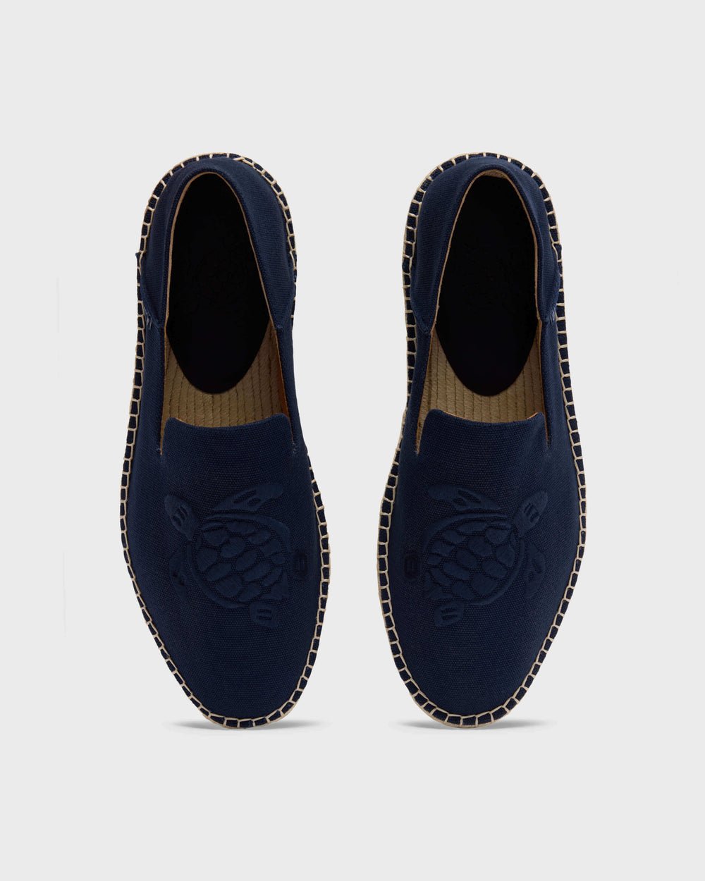 Canvas Boat Shoes Solid - Blue Navy / Vilebrequin For sale