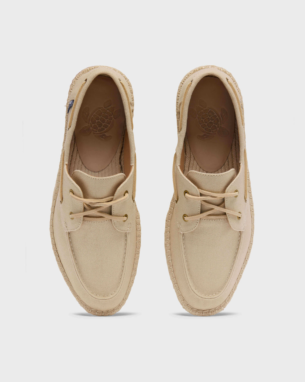 Canvas Loafers Solid - White Ecru / Vilebrequin Discount